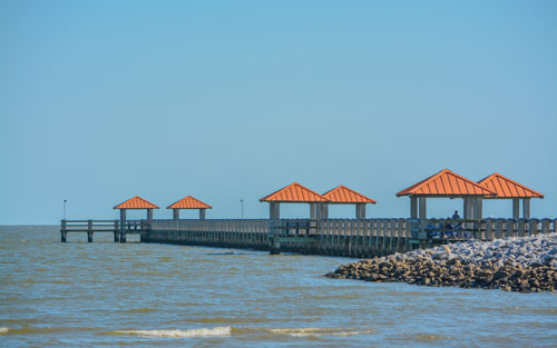 Pier in Long Beach Missisippi