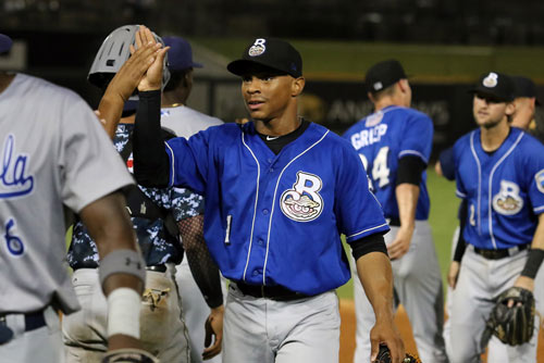 Player at Biloxi Shuckers Game