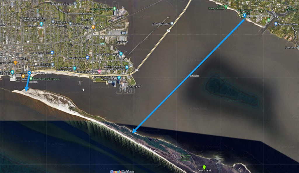 Paddle Paths from Biloxi to Cat Island