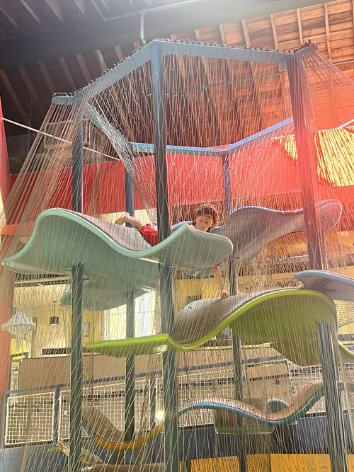 Kid Playing at Lynn Meadows Discovery Center